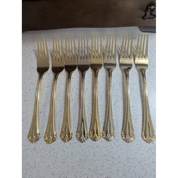Hamilton Silversmith Gold Plated Cutlery - 40 piece place setting - Picture 3 of 10